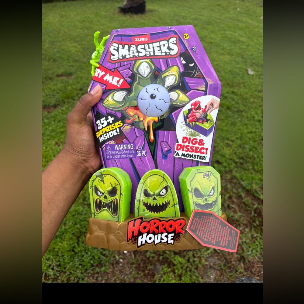Smashers Mega Horror House, Surprise Unboxing, Interactive Novelty Collectable
